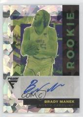 Brady Manek [Cracked Ice] #FA-BRA Basketball Cards 2022 Panini Chronicles Draft Picks Flux Rookie Autographs Prices