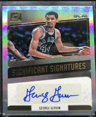 George Gervin Basketball Cards 2018 Panini Donruss Significant Signatures Prices