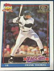 Frank Thomas Baseball Cards 1991 Topps Desert Shield Prices