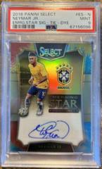 Neymar Jr. [Tie Dye] #ES-N Soccer Cards 2016 Panini Select Emerging Star Signatures Prices