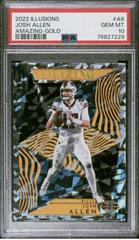 Josh Allen [Gold] #A-6 Football Cards 2022 Panini Illusions Amazing Prices