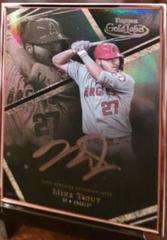 Mike Trout #AFA-MT Baseball Cards 2022 Topps Gold Label Auric Framed Autographs Prices