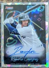 Roberto Campos [Atomic] Baseball Cards 2022 Bowman's Best UFO Autographs Prices