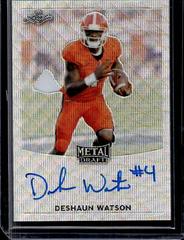 Deshaun Watson [Silver Wave Prismatic] #BA-DW2 Football Cards 2017 Leaf Metal Draft Autographs Prices