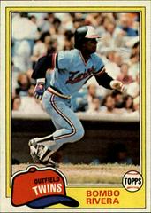 Bombo Rivera #256 Baseball Cards 1981 Topps Prices