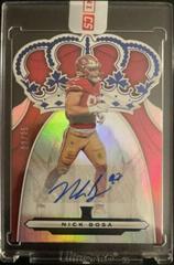 Nick Bosa [Autograph Red] Football Cards 2019 Panini Chronicles Crown Royale Prices