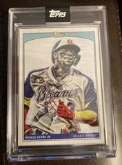 Ronald Acuna Jr. [Artist Proof Silver] Baseball Cards 2022 Topps X Lauren Taylor Prices