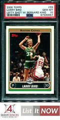 Larry Bird [Lefty Shot w,  Bernard King] #33 Basketball Cards 2006 Topps Prices