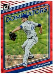 Jacob deGrom [Red] #D-2 Baseball Cards 2022 Panini Donruss Dominators Prices