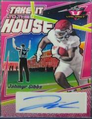 Jahmyr Gibbs [Pink] #TH-JG1 Football Cards 2022 Leaf Valiant Autographs Take it to the House Prices
