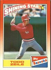 Todd Zeile Baseball Cards 1990 Bazooka Prices