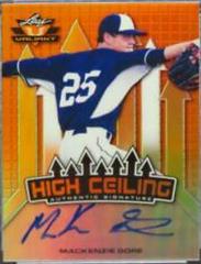 MacKenzie Gore [Orange] Baseball Cards 2017 Leaf Valiant Autograph Prices