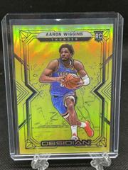Aaron Wiggins [Yellow Flood] #191 Basketball Cards 2021 Panini Obsidian Prices