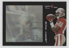 Jerry Rice #16 Football Cards 1996 Pinnacle Laser View Prices