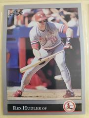 Rex Hudler #25 Baseball Cards 1992 Leaf Prices