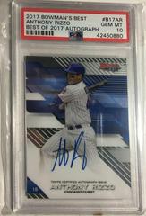 Anthony Rizzo Baseball Cards 2017 Bowman's Best of Autograph Prices