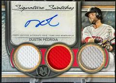 Dustin Pedroia #SWTRA-DP Baseball Cards 2023 Topps Museum Collection Signature Swatches Triple Relic Prices