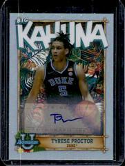Tyrese Proctor #BKA-TP Basketball Cards 2023 Bowman Chrome University The Big Kahuna Autographs Prices