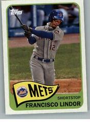 Francisco Lindor #T65-19 Baseball Cards 2021 Topps 1965 Redux Prices