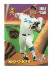 Hideo Nomo [Artist's Proof] Baseball Cards 1995 Sportflix UC3 Prices