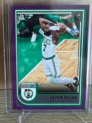 Jaylen Brown [Purple] Basketball Cards 2022 Panini Hoops Prices
