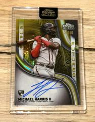 Michael Harris II [Gold] Baseball Cards 2023 Topps Chrome Black Super Futures Autographs Prices