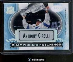 Anthony Cirelli Hockey Cards 2020 Upper Deck The Cup Championship Etchings Prices