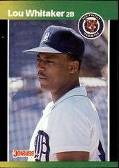 Lou Whitaker #35 Baseball Cards 1989 Donruss Baseball's Best Prices
