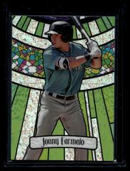 Jonny Farmelo [Mini Diamond] Baseball Cards 2023 Bowman Draft Glass Prices