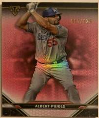 Albert Pujols [Tourmaline] #41 Baseball Cards 2021 Topps Triple Threads Prices