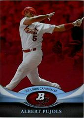 Albert Pujols [Ruby] Baseball Cards 2011 Bowman Platinum Prices