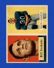 Bill Svoboda #153 Football Cards 1957 Topps Prices