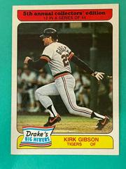 Kirk Gibson #12 Baseball Cards 1985 Drake's Prices
