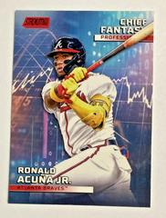 Ronald Acuna Jr. [Red] #CFPRO-6 Baseball Cards 2023 Stadium Club Chief Fantasy Professionals Prices
