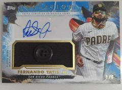 Fernando Tatis Jr. [Blue Buttons] #IAP-FT Baseball Cards 2023 Topps Inception Autograph Patch Prices