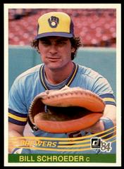 Bill Schroeder #515 Baseball Cards 1984 Donruss Prices