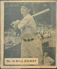 Bill Dickey #34 Baseball Cards 1936 World Wide Gum Prices