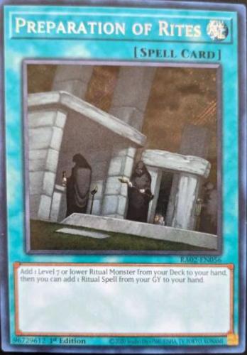 Preparation of Rites [Secret Rare] RA02-EN056 Prices | YuGiOh 25th ...