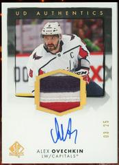 Alex Ovechkin #UDAP-AO Hockey Cards 2022 SP Authentic UD Autographs Patch Prices