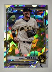 Brice Turang [Atomic Refractor] #BCP-10 Baseball Cards 2021 Bowman Chrome Prospects Prices