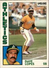 Dave Lopes #17 Baseball Cards 1984 O Pee Chee Prices