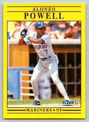 Alonzo Powell Baseball Cards 1991 Fleer Update Prices