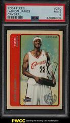 LeBron James [Crystal] #210 Basketball Cards 2004 Fleer Prices