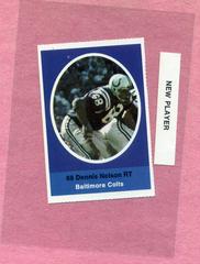 Dennis Nelson Football Cards 1972 Sunoco Stamps Update Prices