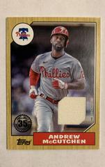Andrew McCutchen #87BR-AM Baseball Cards 2022 Topps 1987 Series 2 Relics Prices