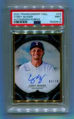 Corey Seager [Purple] Baseball Cards 2022 Topps Transcendent Collection Autographs Prices