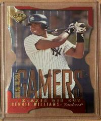 Bernie Williams [Die Cut] #386 Baseball Cards 1997 Leaf Fractal Matrix Prices