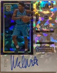 Malik Monk [Horizontal Autograph Cracked Ice] #111 Basketball Cards 2017 Panini Contenders Prices