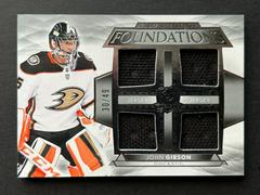 John Gibson [Patch] #F-GI Hockey Cards 2021 Upper Deck The Cup Foundations Quad Jersey Prices
