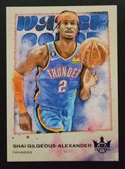 Shai Gilgeous-Alexander [Sapphire] #9 Basketball Cards 2023 Panini Court Kings Water Color Prices